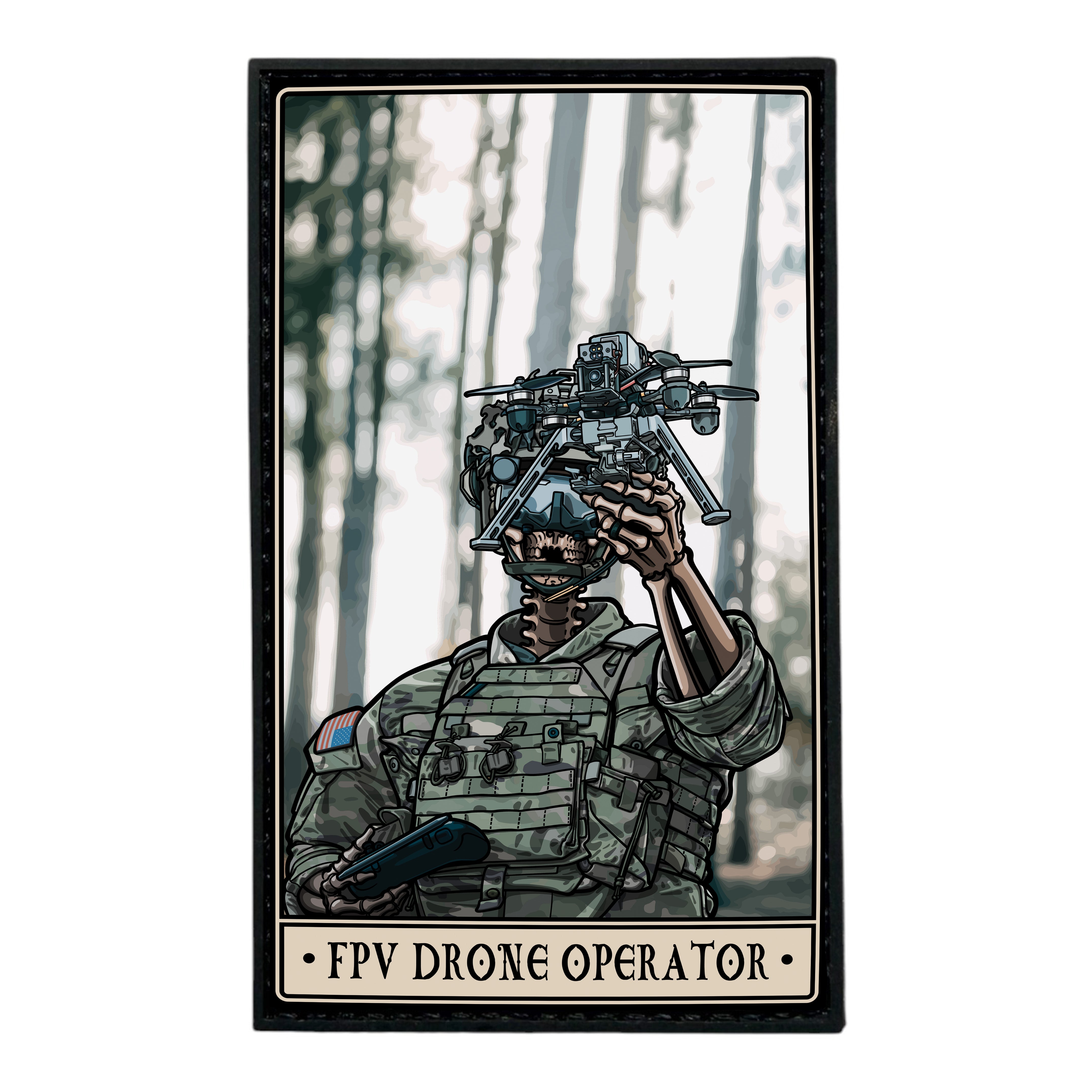 FPV Drone Operator PVC Patch