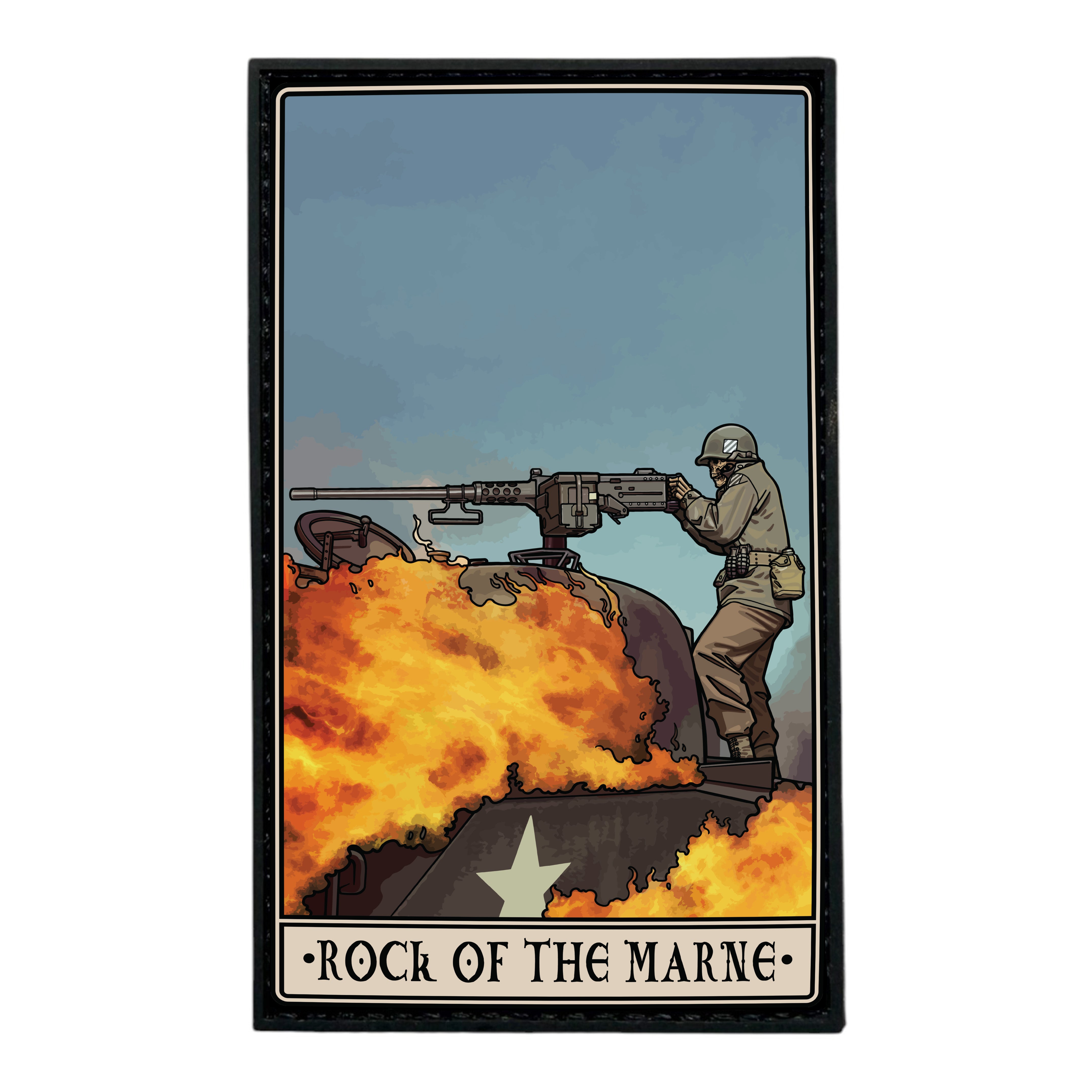 Rock Of The Marne PVC Patch