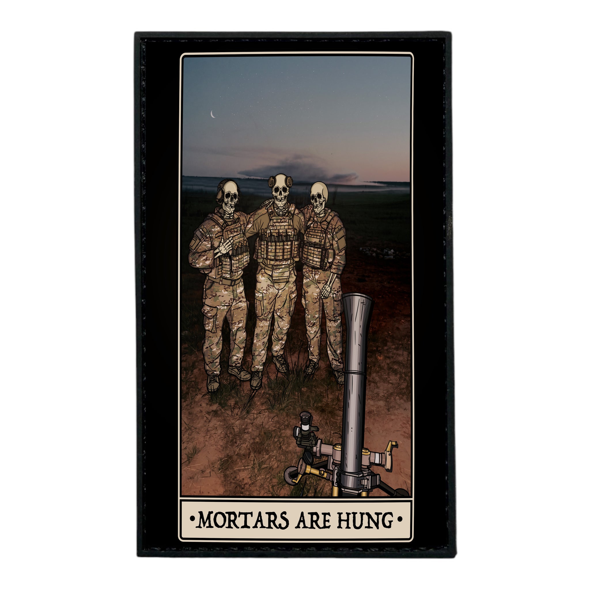 Mortars Are Hung PVC Patch