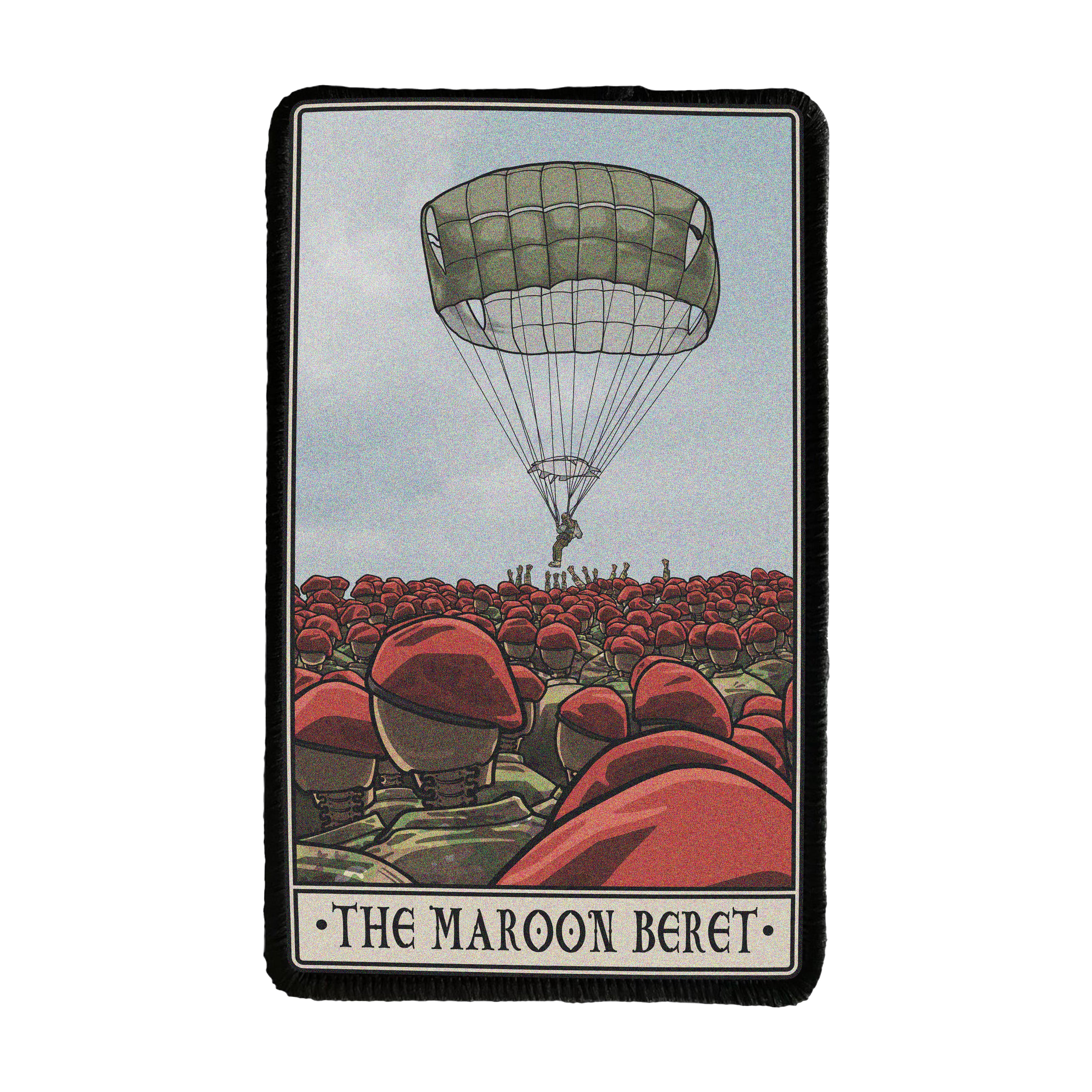Maroon Beret Patch