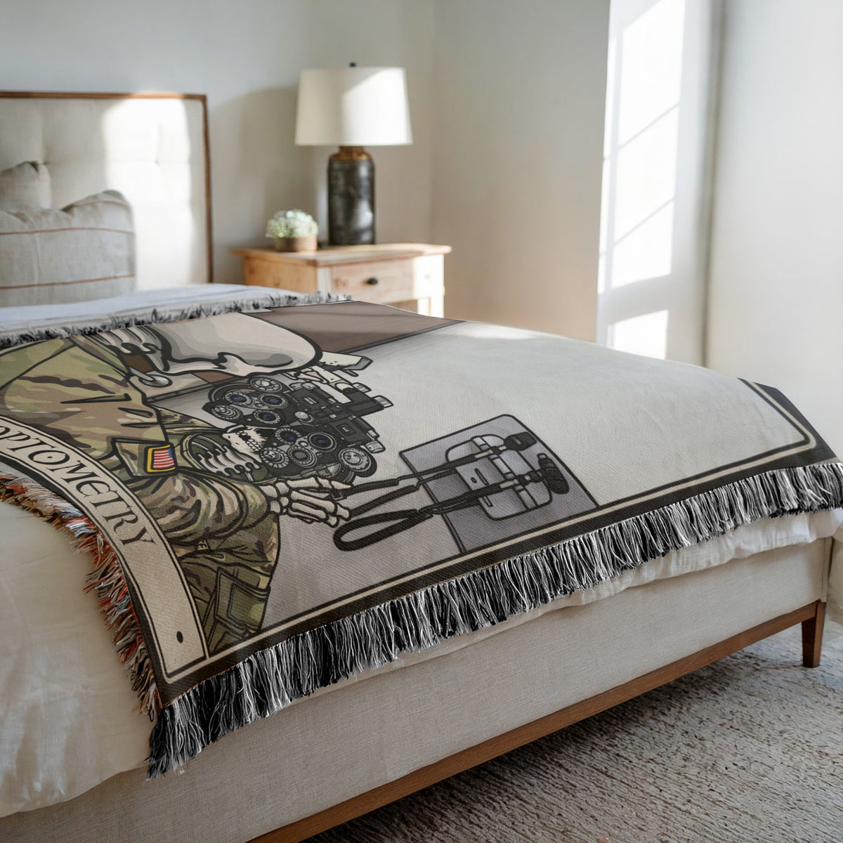 Optometry Woven Blanket - 60x80 inch / Graphics