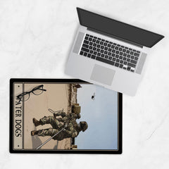 Water Dogs Desk Mat