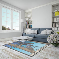 Lineman Area Rug - Polyester Chenille / 7x5 ft