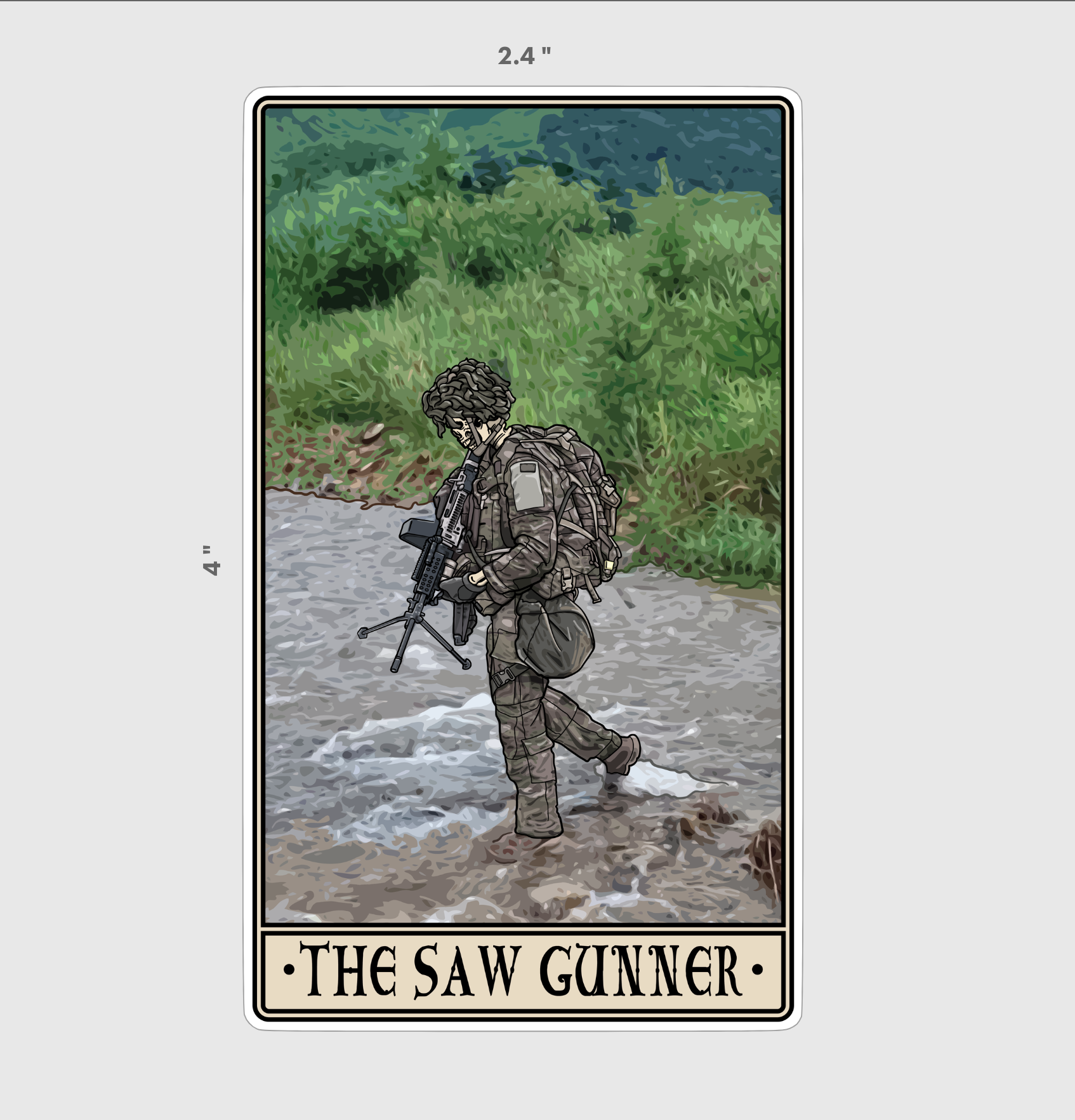 SAW Gunner Sticker – pltdaddy