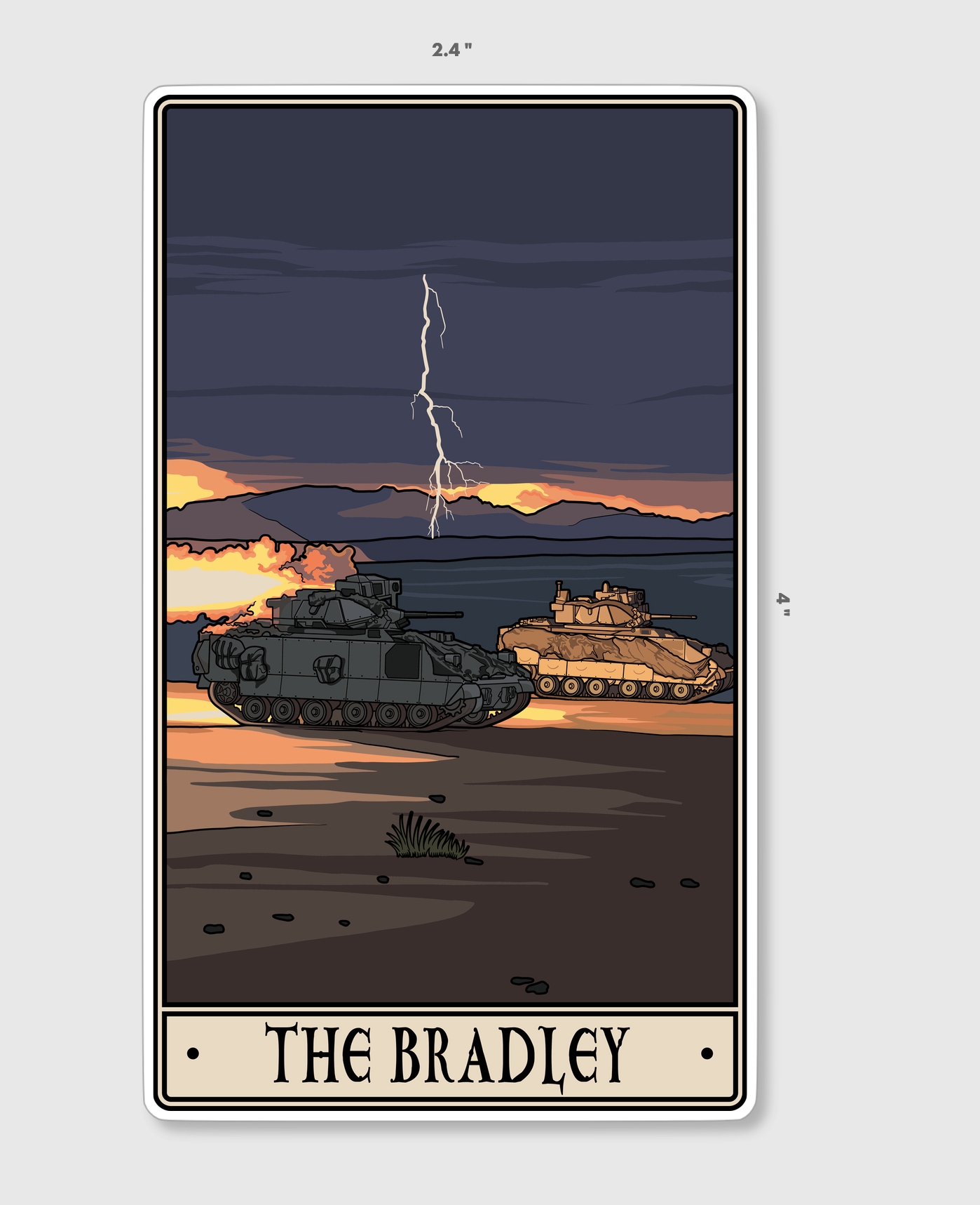 Bradley Sticker