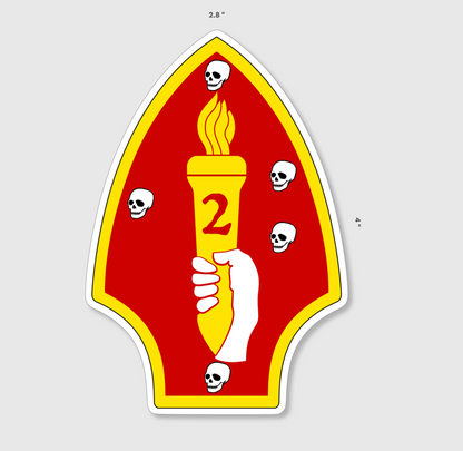 2nd Mar Div Sticker