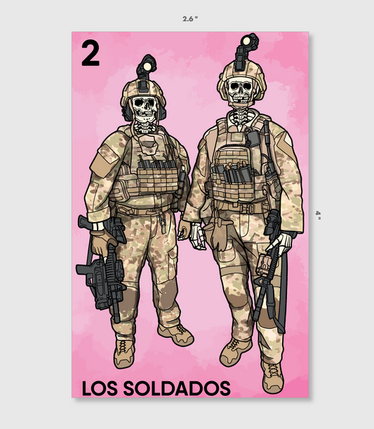Los Soldados Sticker