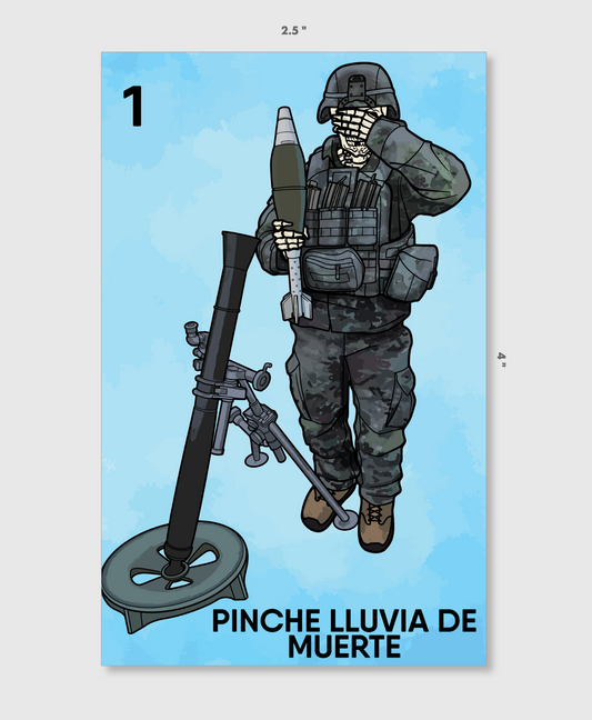 Lluvia De Muerte Sticker