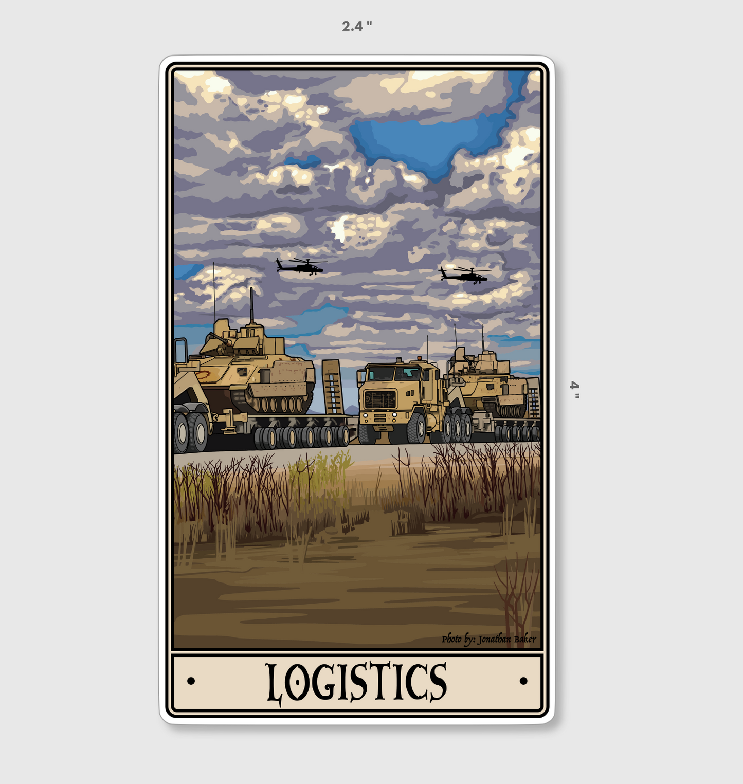 Logistics Sticker