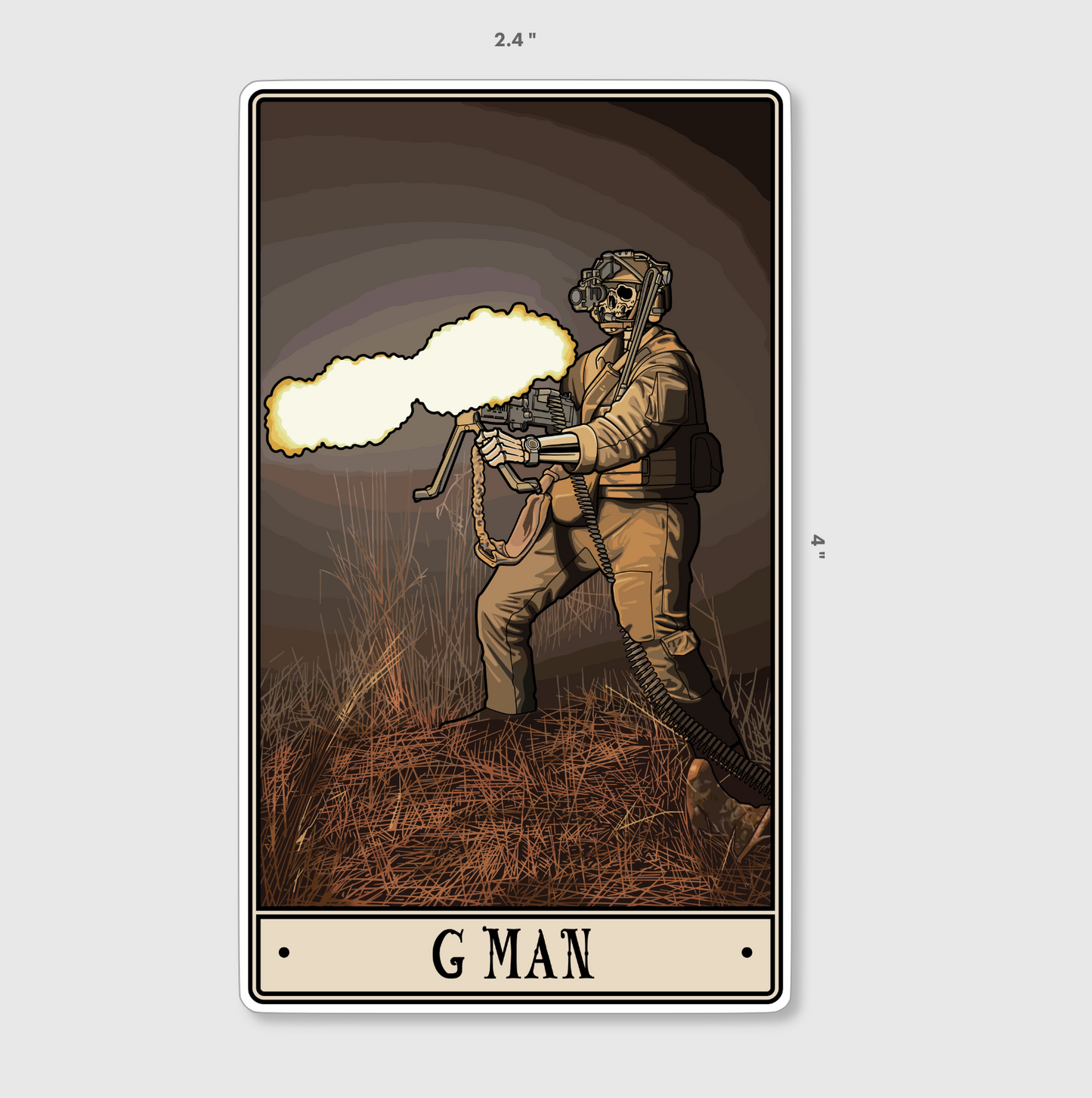 Gman Sticker