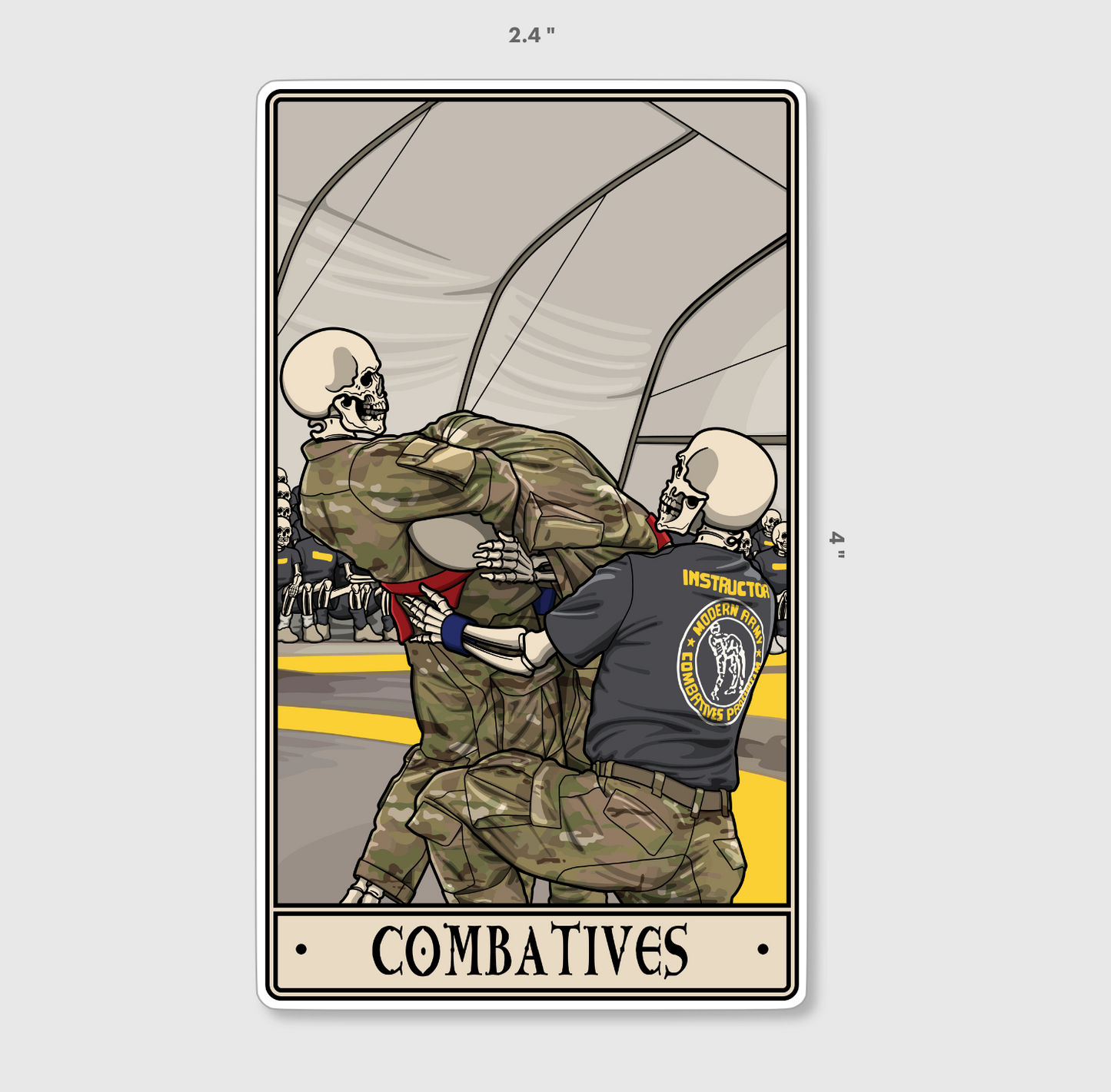 Combatives Sticker