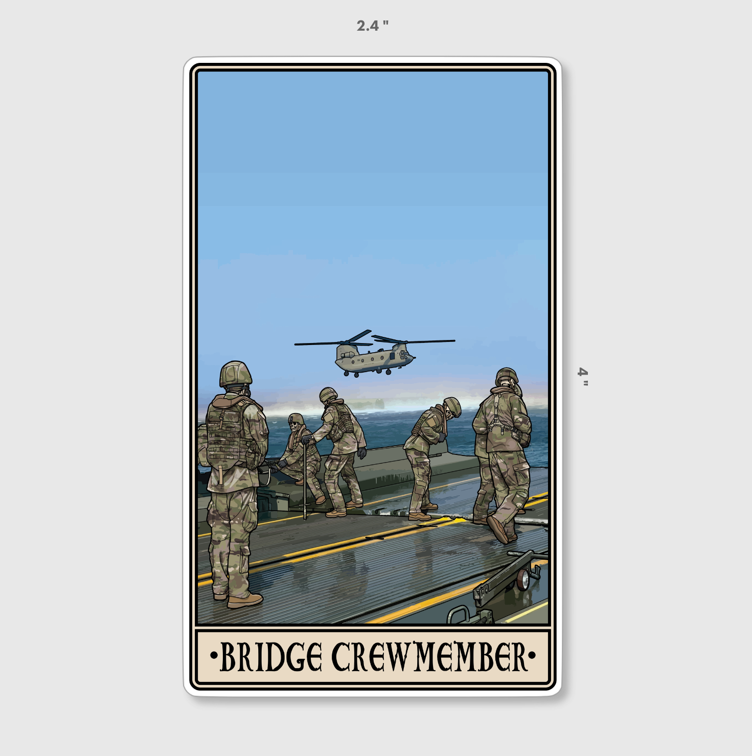 Bridge Access Program Sticker Bridge Crewmember Sticker – pltdaddy