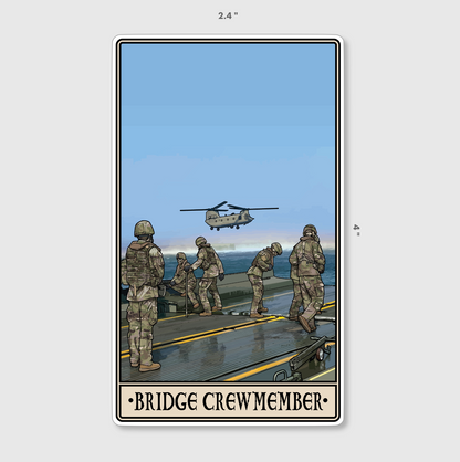 Bridge Crewmember Sticker