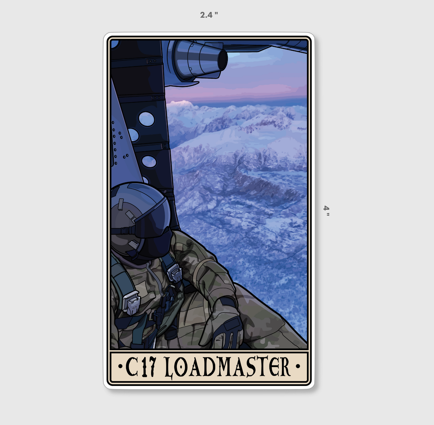 C17 Loadmaster Sticker