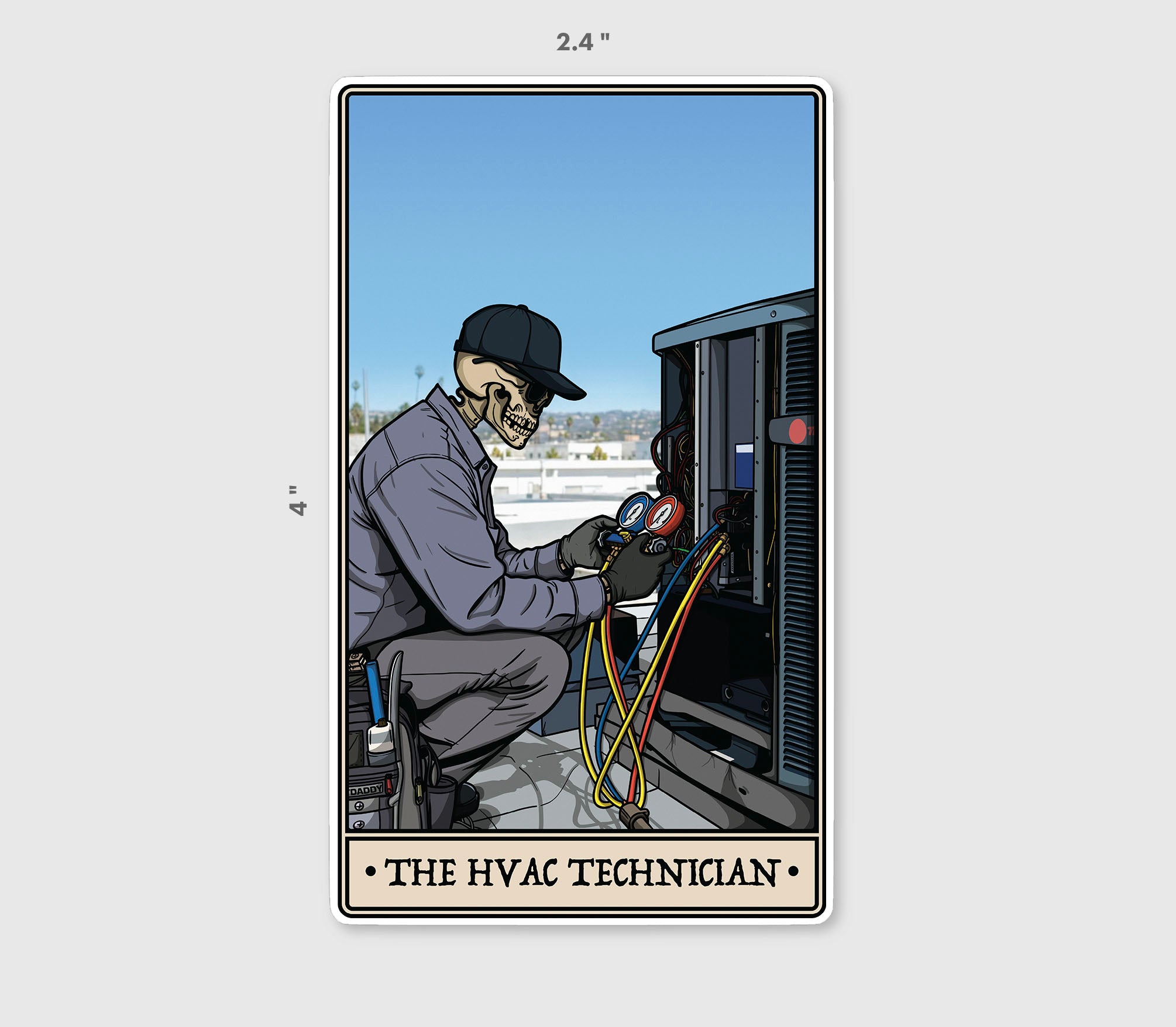 HVAC Technician Sticker