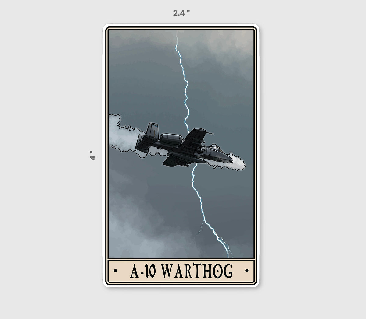 A-10 Warthog Sticker