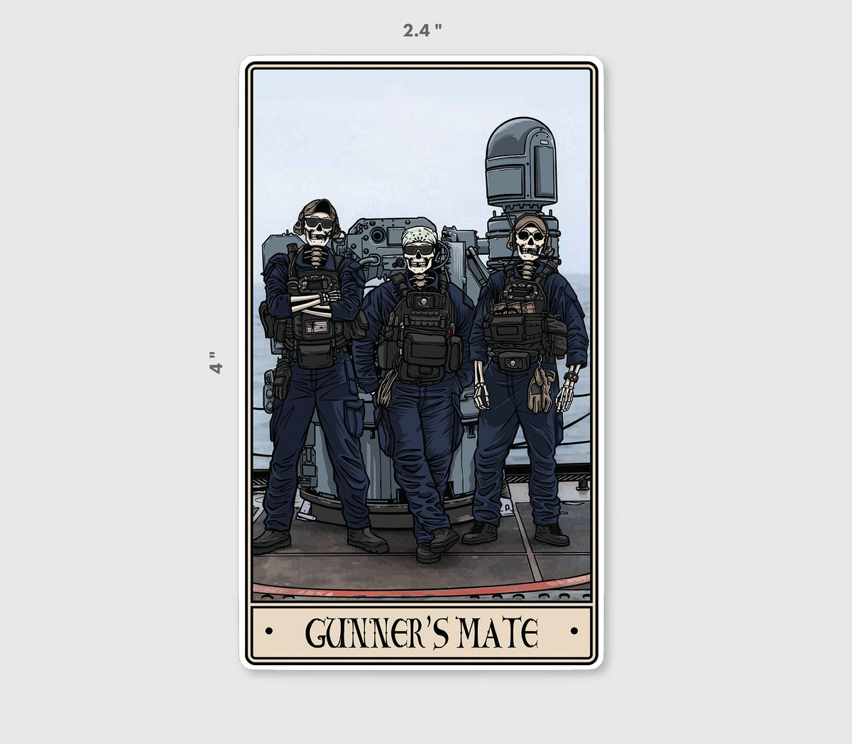 Gunner's Mate Sticker