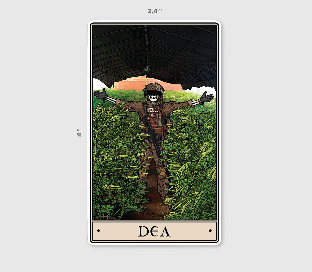 DEA Sticker