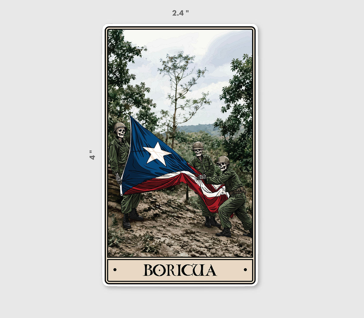 Boricua Sticker