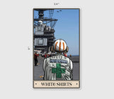 White Shirts Sticker