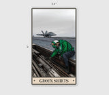 Green Shirts Sticker