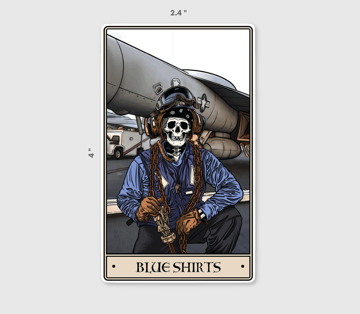 Blue Shirts Sticker