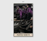 Purple Shirts Sticker
