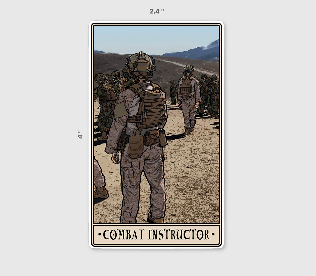 Combat Instructor Sticker