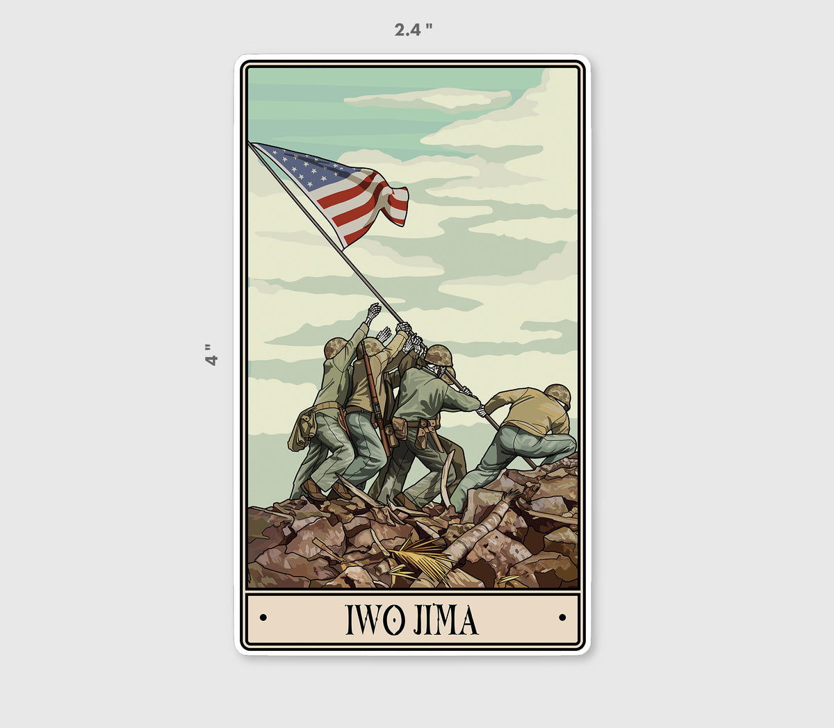 Iwo Jima Sticker