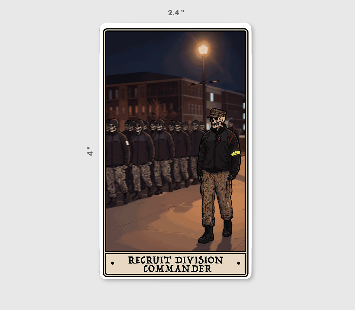 Recruit Division Commander Sticker