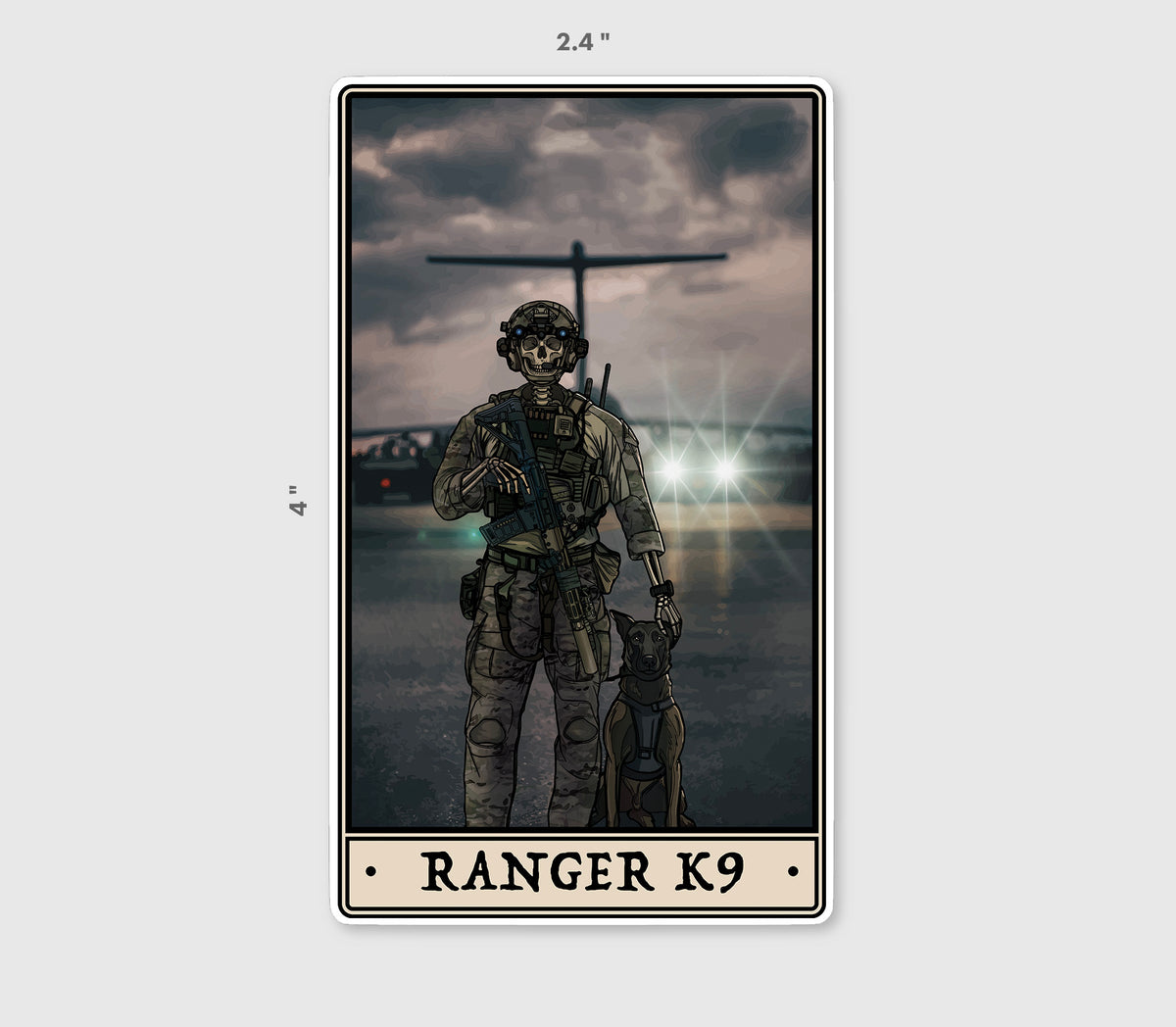 Ranger K9 Sticker
