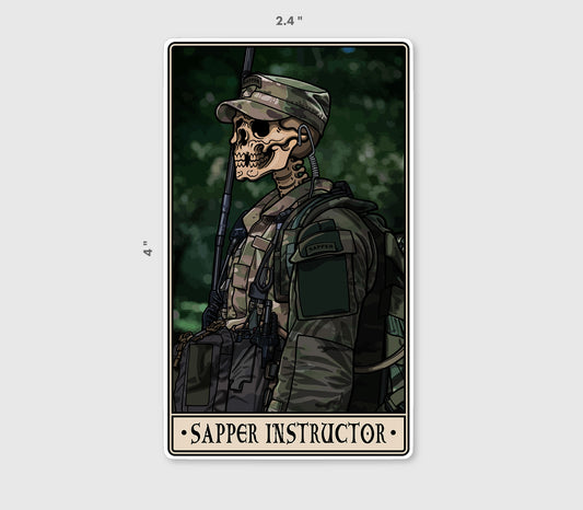 Sapper Instructor Sticker