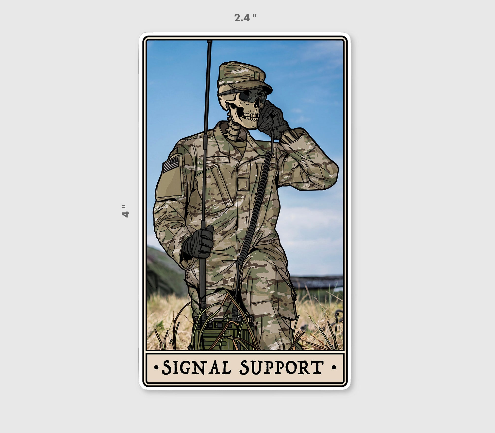 Signal Support Sticker