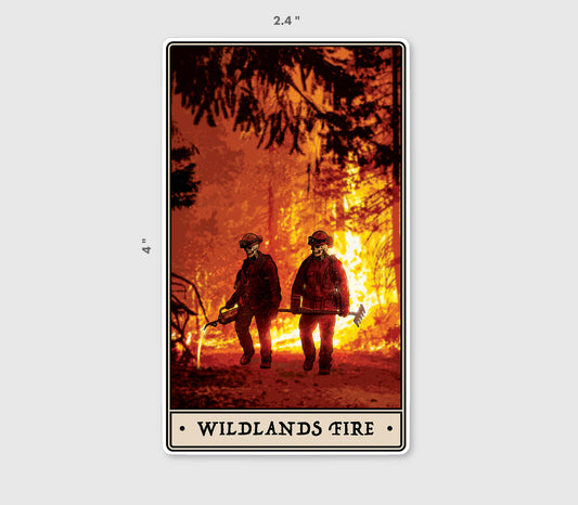 Wildlands Fire Sticker