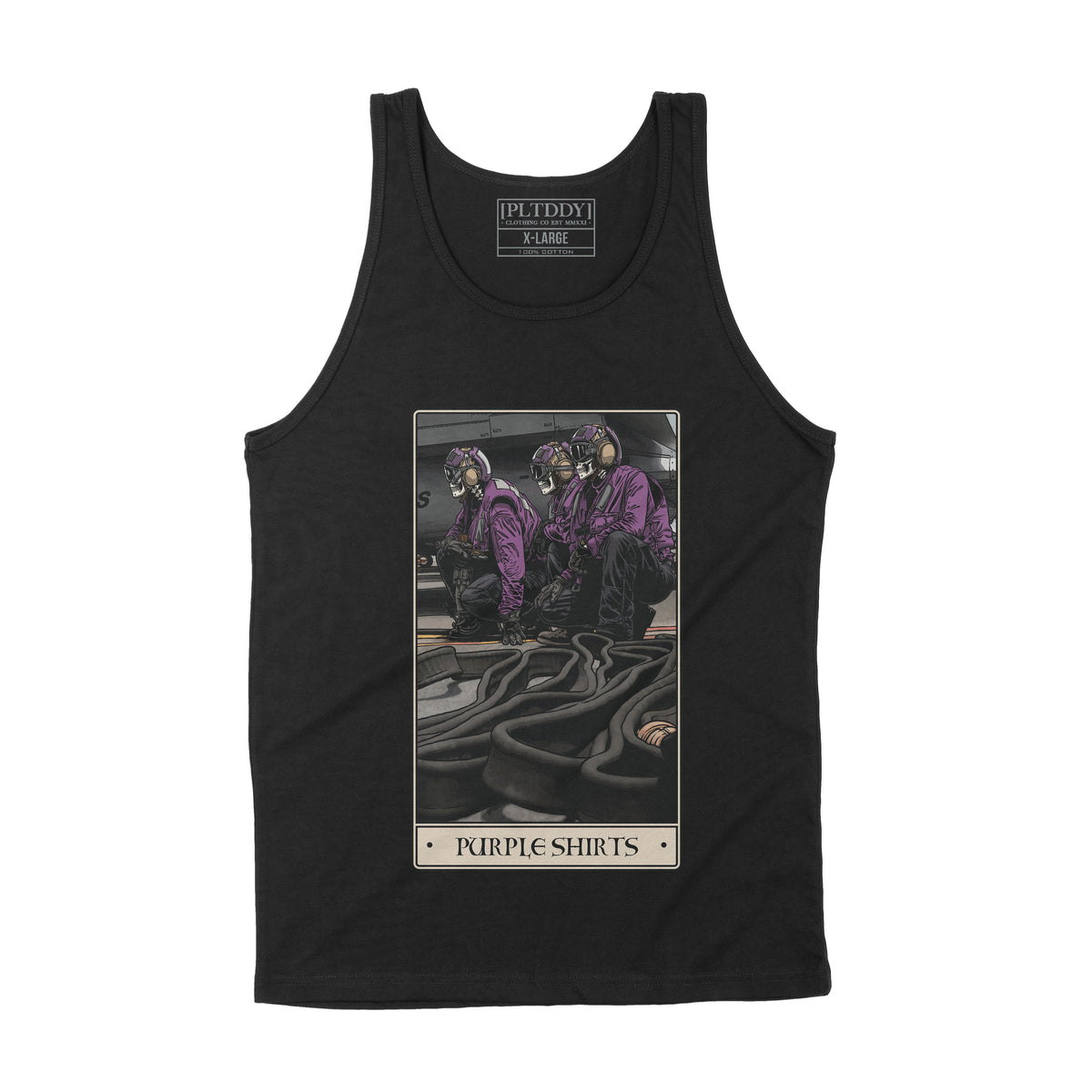 Purple Shirts Tank Top