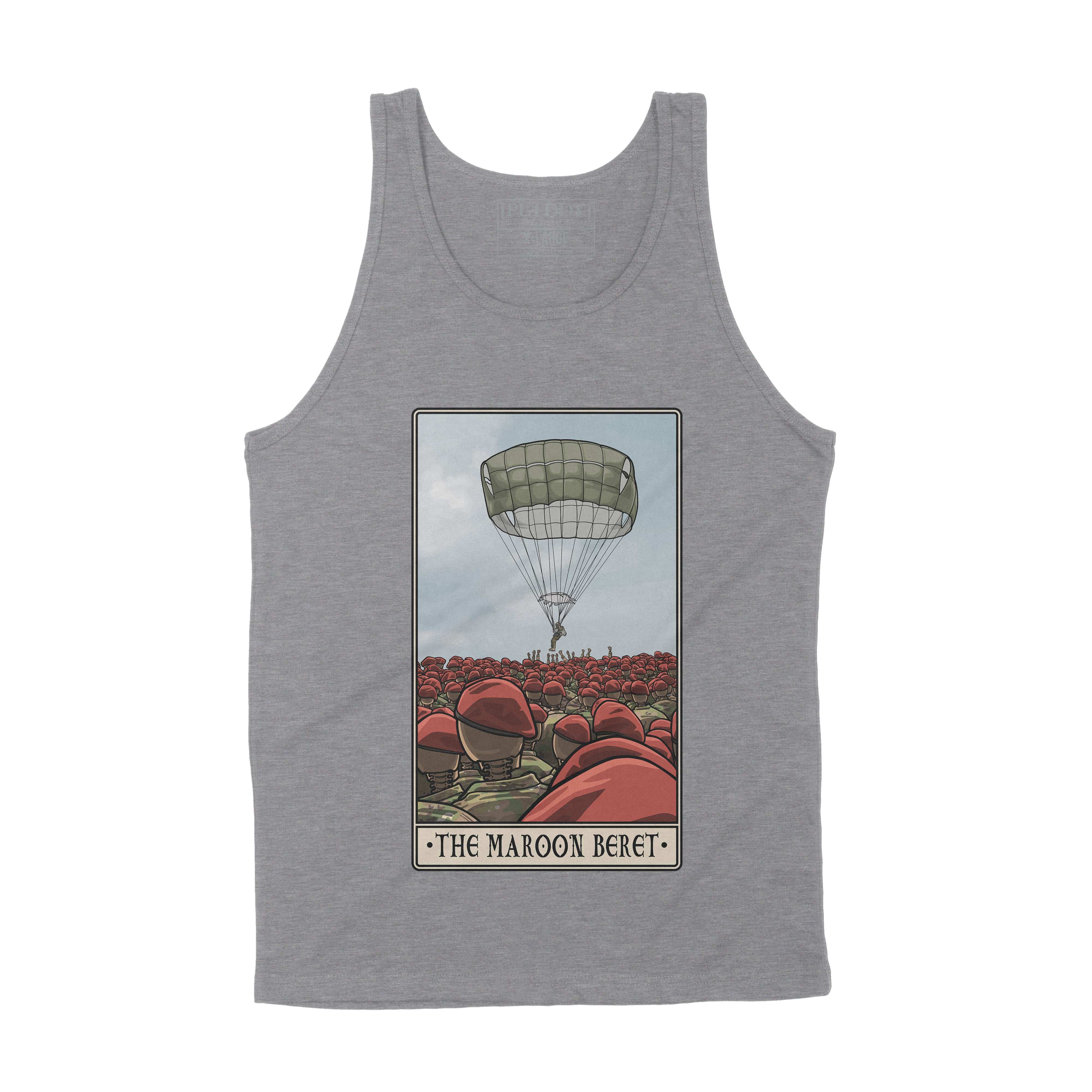 Maroon Beret Tank Top