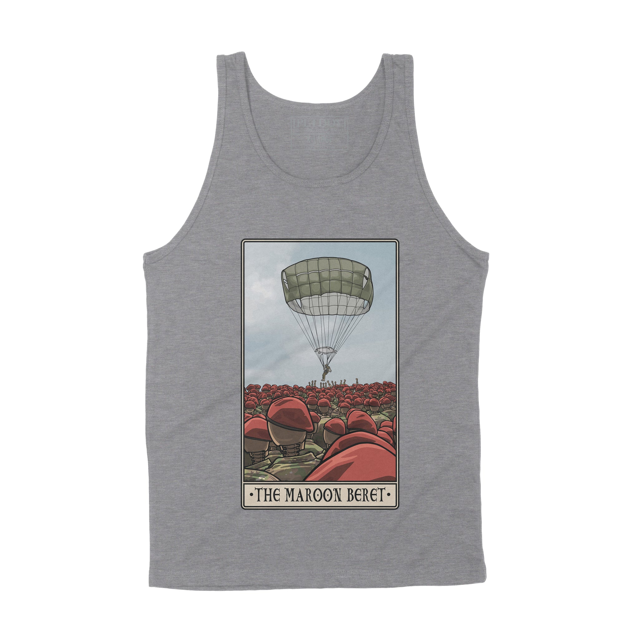 Maroon Beret Tank Top