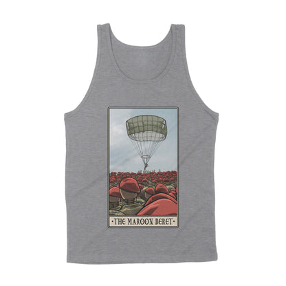 Maroon Beret Tank Top