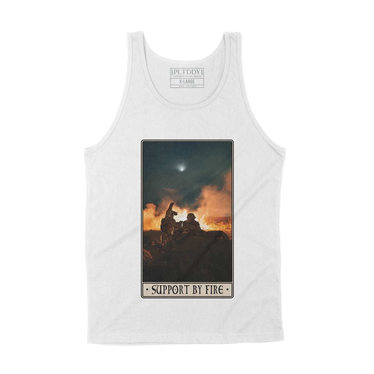 Support By Fire Tank Top