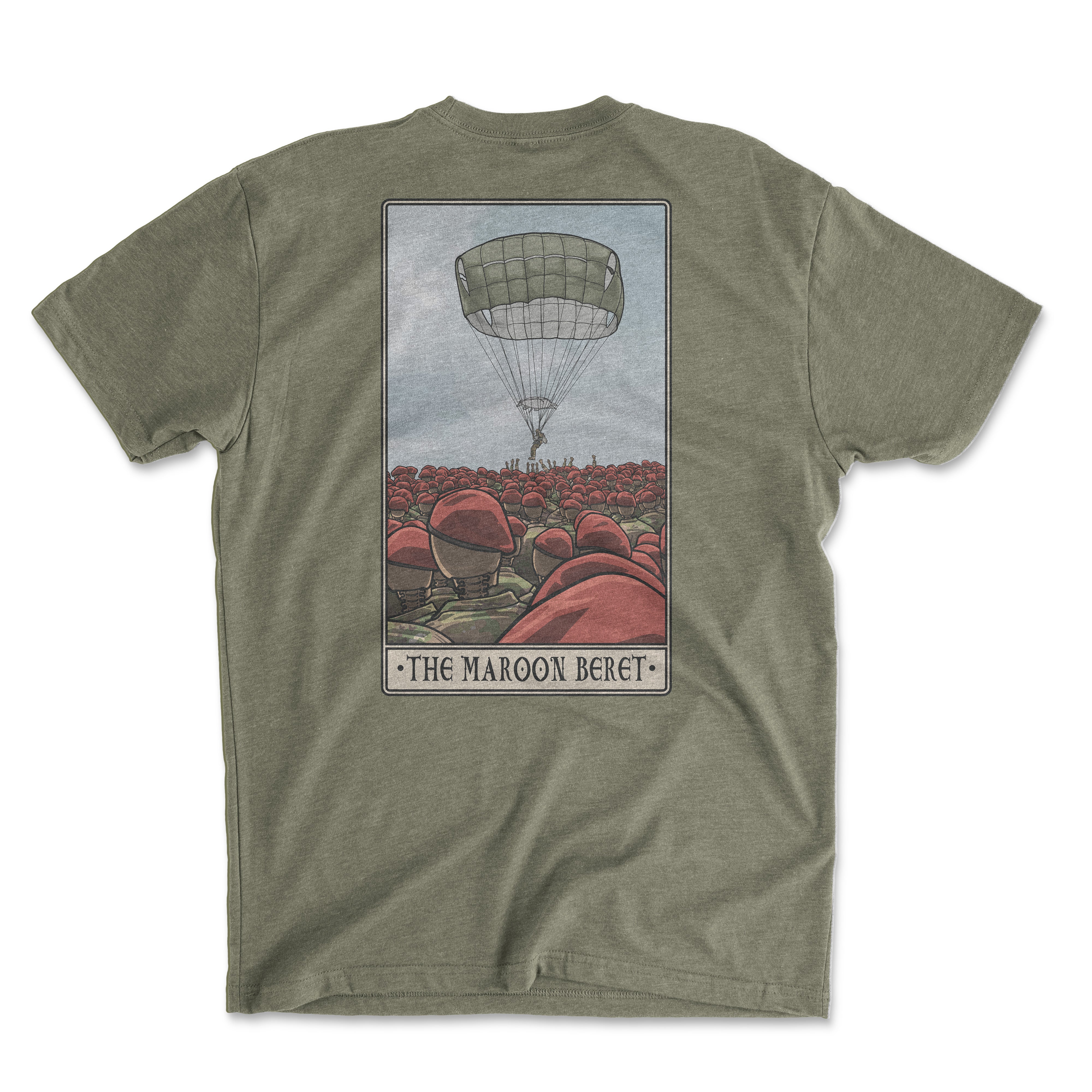 Maroon Beret Tee