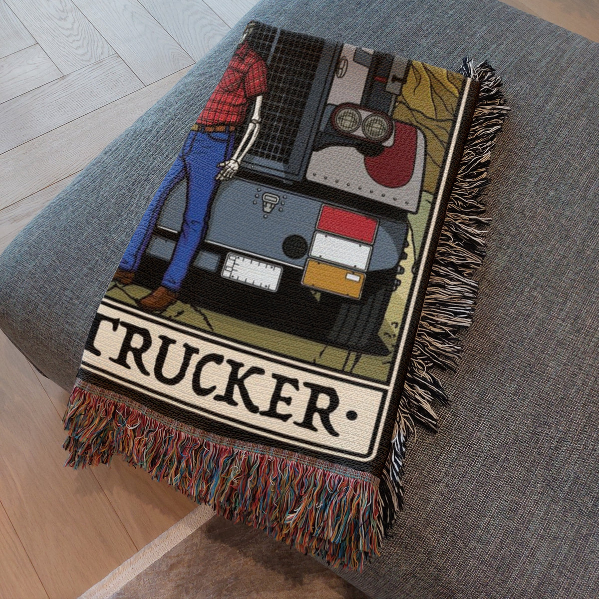 Trucker Woven Blanket