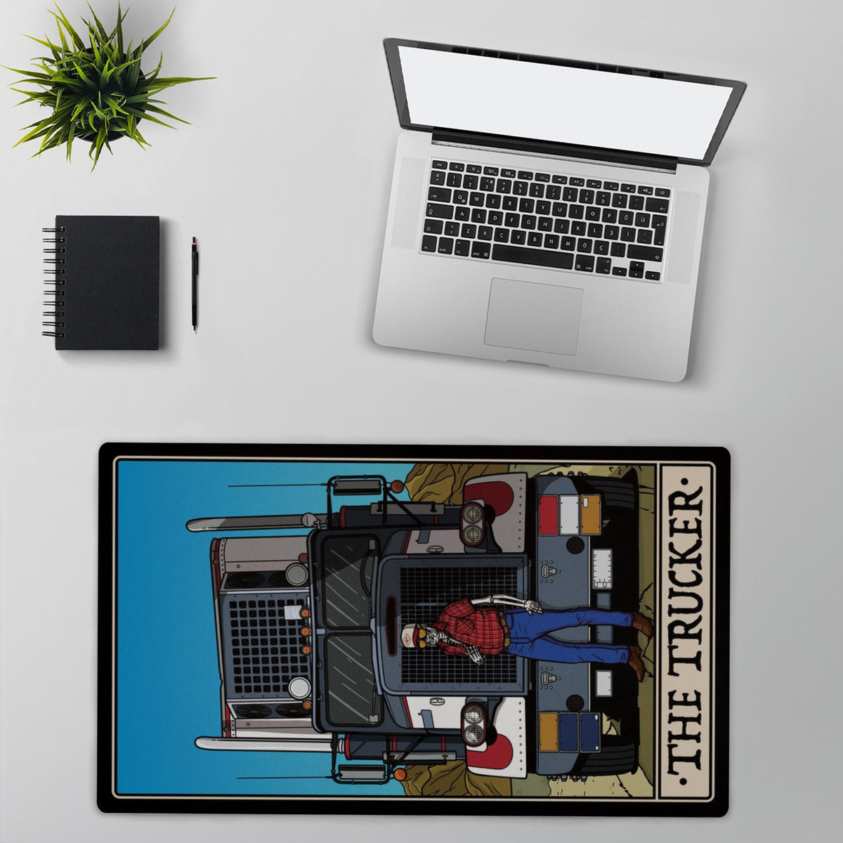 Trucker Desk Mat - 14x24 inch