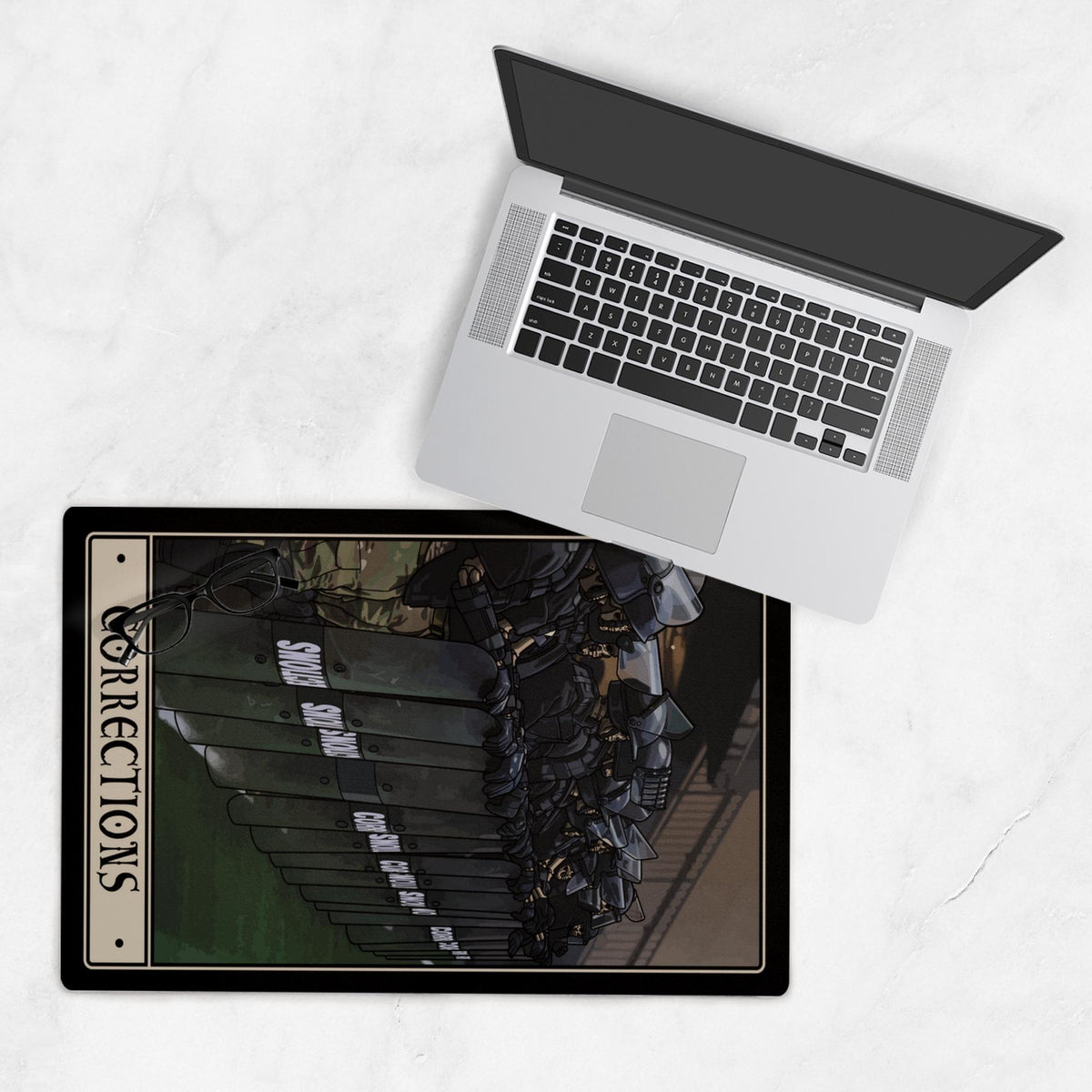 Corrections Desk Mat - 12x18 inch