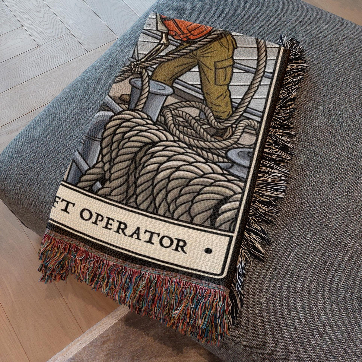 Watercraft Operator Woven Blanket