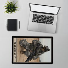 Black Hearts Desk Mat