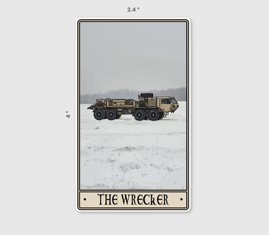 Wrecker Sticker