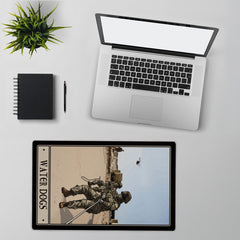 Water Dogs Desk Mat