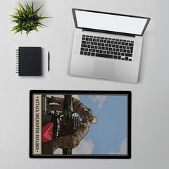 15R Apache Helicopter Repairer Desk Mat