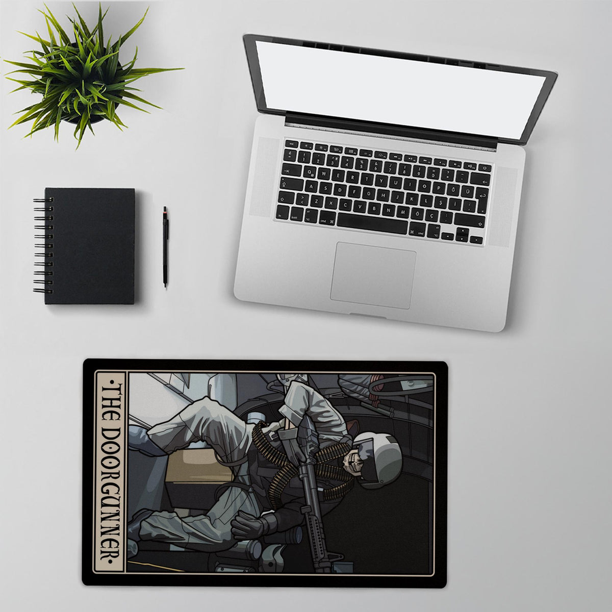 Door Gunner Desk Mat