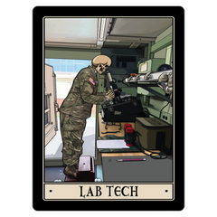 Lab Tech Magnet - 3x4 inch